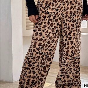 SHEIN Brown Wide Leg Pants